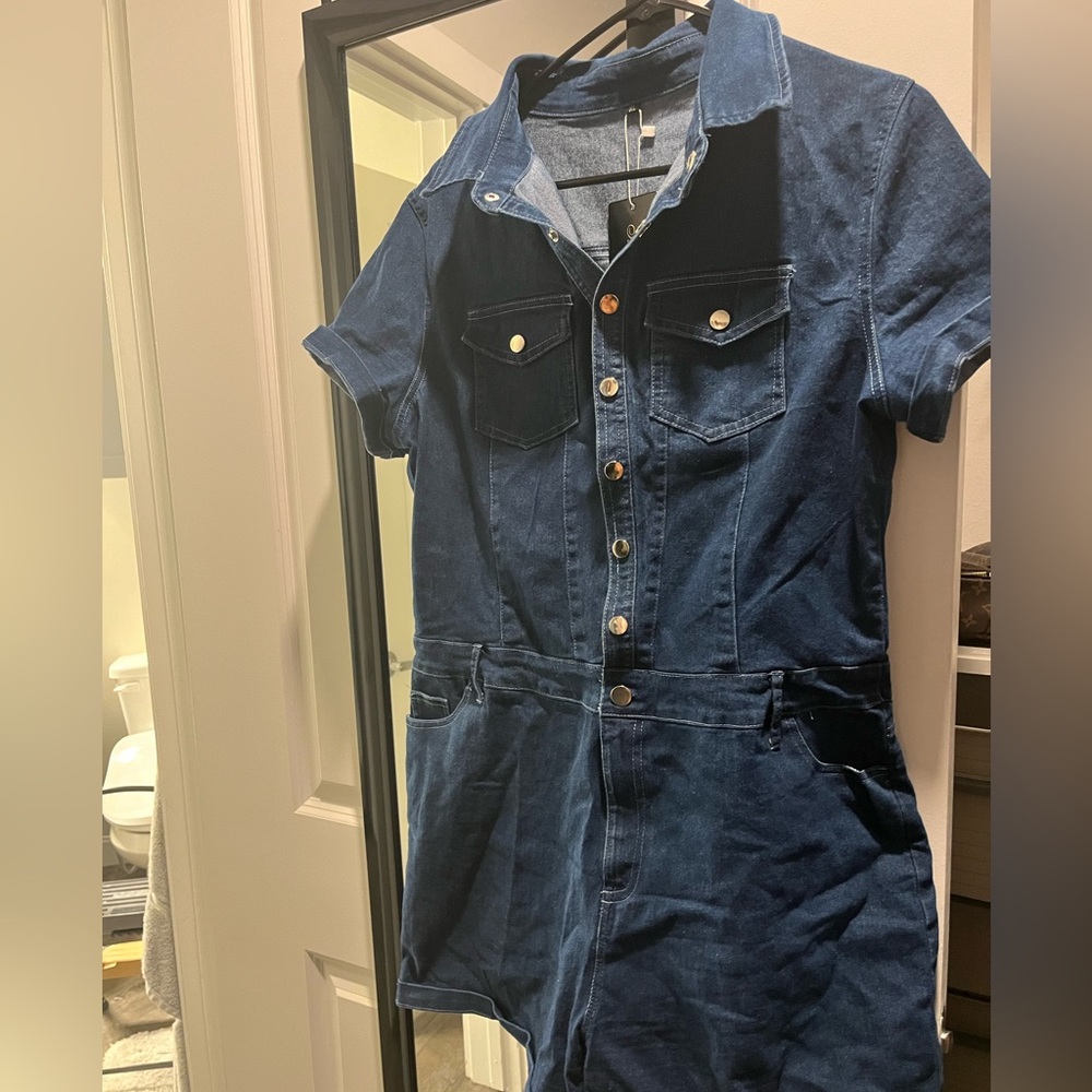Denim Blue Jumpsuit